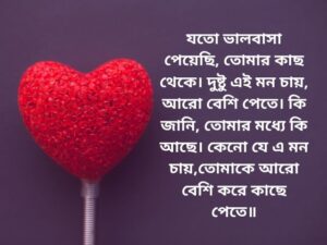 romantic bangla love sms