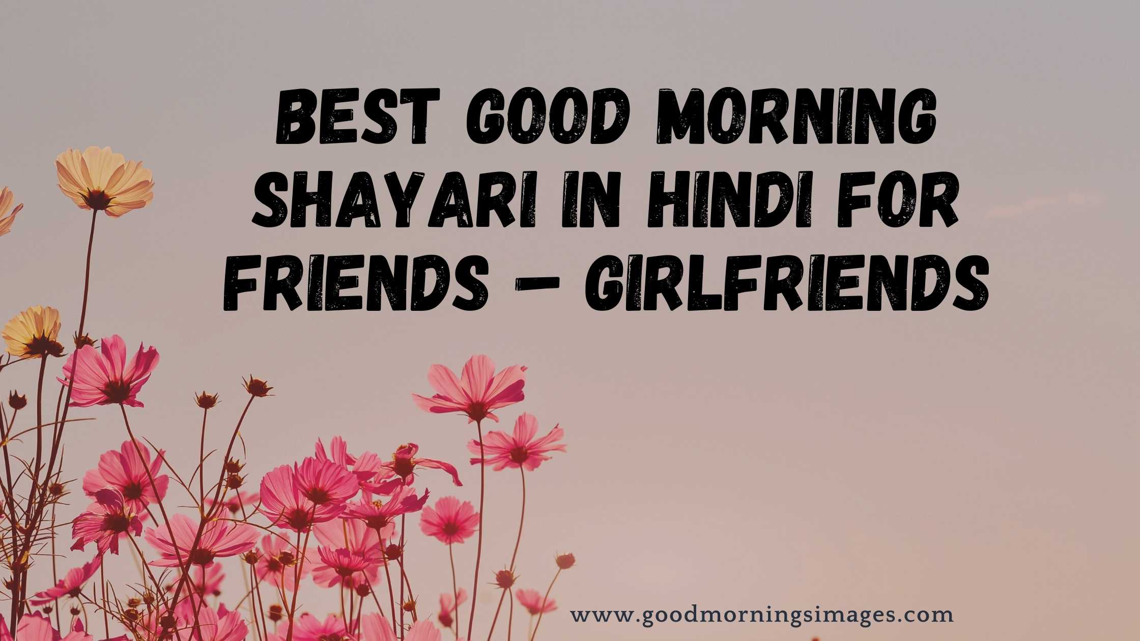 Best Good Morning Shayari In Hindi For Friends
