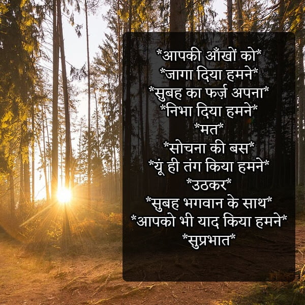 love good morning shayari in hindi
